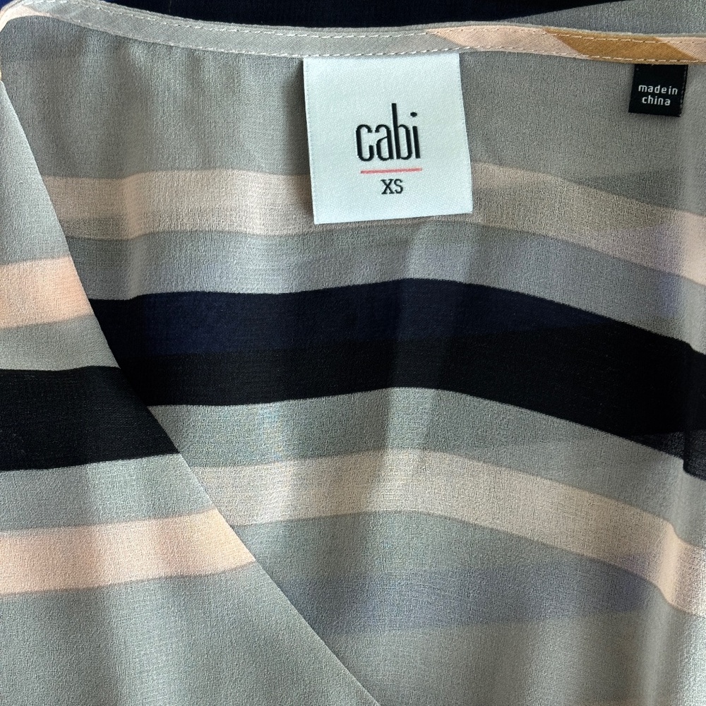 CAbi "Underline" Sheer Blouse - Size XS - Picture 8 of 10